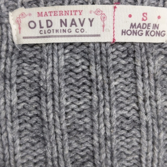 Old Navy Maternity gray tweed long cardigan-sz S - Picture 7 of 7